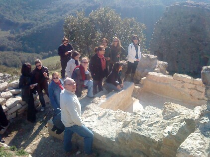 Visite au ch�teau de Termes, pays cathare