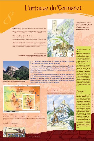 Exposition 1210 le si�ge du ch�teau de Termes