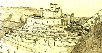Reconstitution du ch�teau de Termes