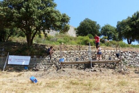 Nettoyage acrobatique au château de Termes, ASCT, bénévolat