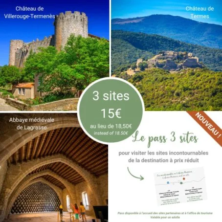 3 sites 15 euros incontournables corbières