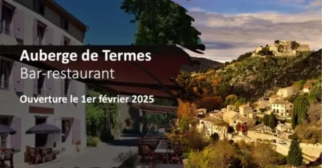 auberge bar café restaurant de Termes en Corbières Café bar restaurant auberge de Termes aude