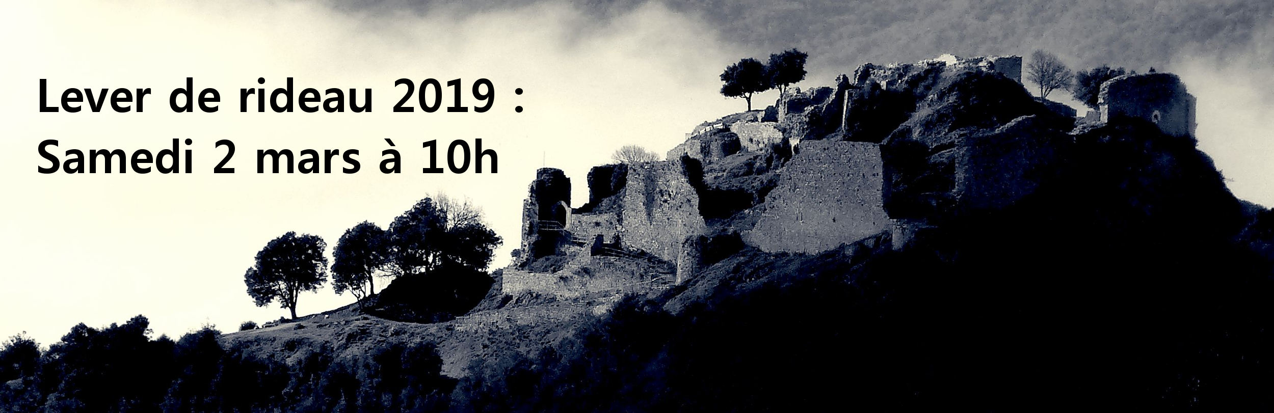 Ouverture de l'accueil du château de Termes 2019 ! Ouverture de l'accueil du château de Termes 2019 !