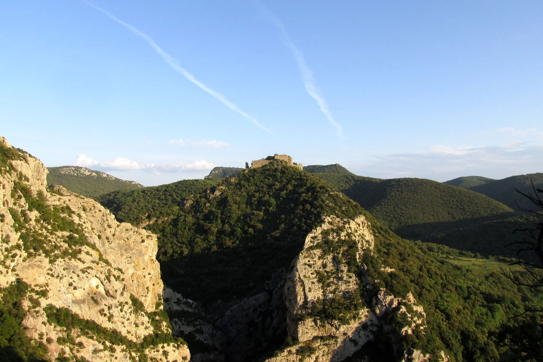 Le château de Termes, Aude, Pays Cathare, gorges, Termenet, Corbières, Le château de Termes, Aude, Pays Cathare, Occitanie, Corbières