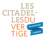 Logo citadelles du vertige en lice pour l'unesco