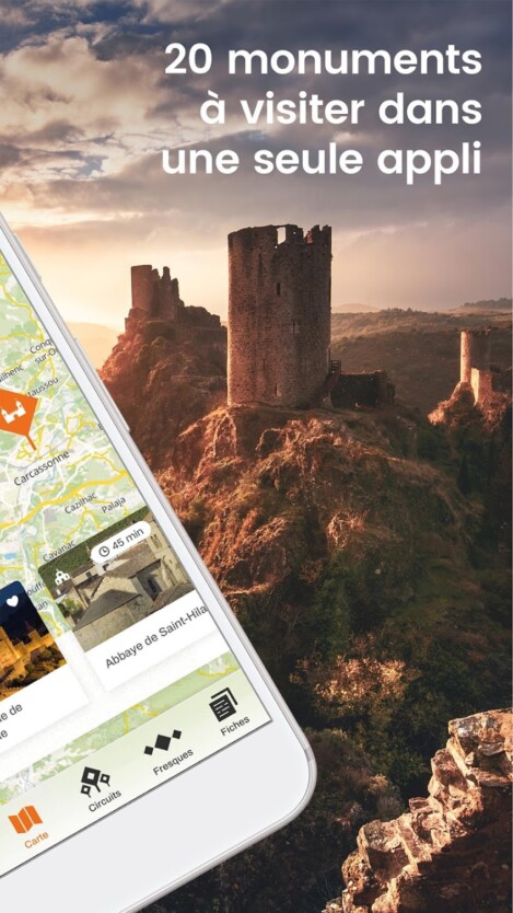 PaysCathare Les applis Château de Termes