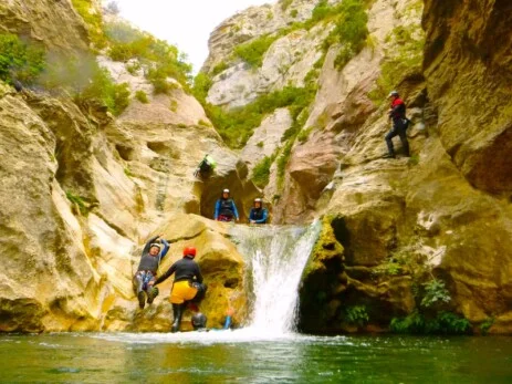 Canyoning clue du Terminet Canyoning gorges de Termes Aude Corbières