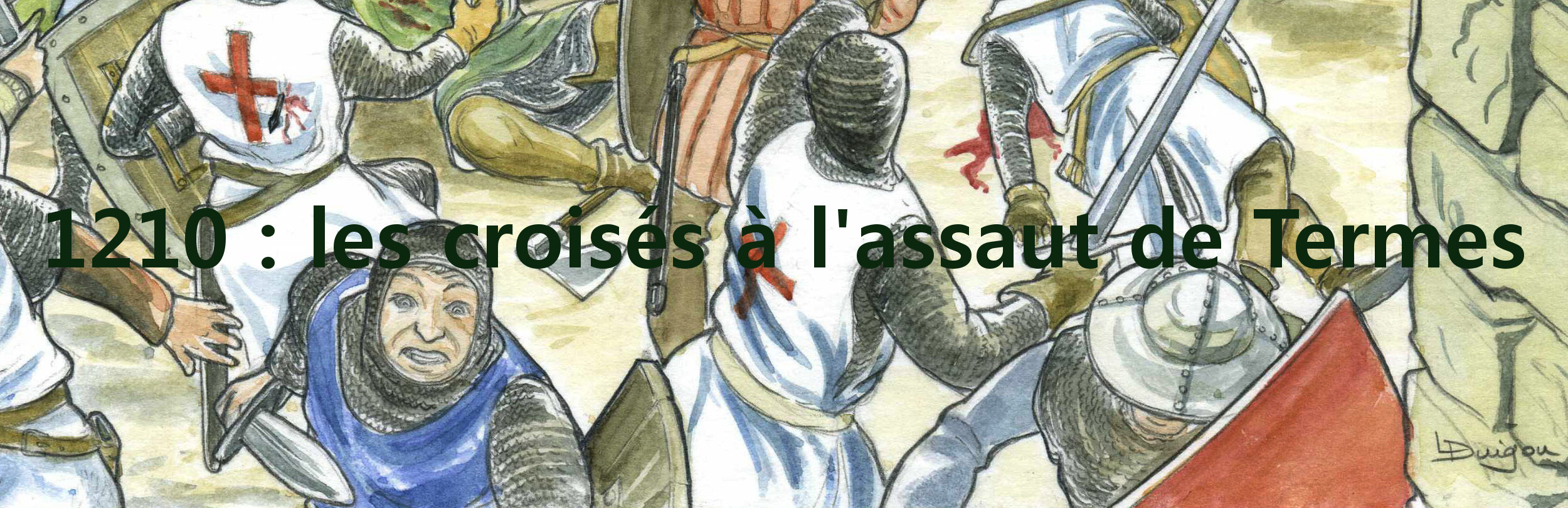 1210, les croisés à l'assaut de Termes, le siège