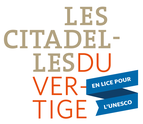 Logo citadelles du vertige en lice pour l'unesco