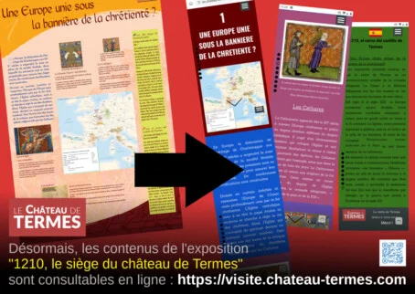 expo 1210 sur le web ! Chateau de Termes expo 10 ans